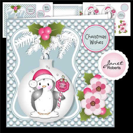 Penguin Bauble Christmas Topper Mini Kit
