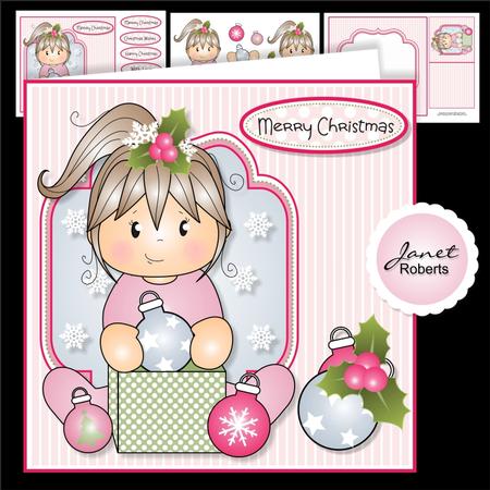 Jodie with Baubles Christmas Topper Mini Kit