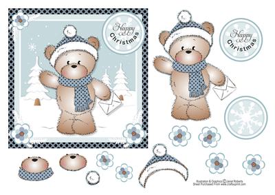 Barclay with Envelope Christmas Topper