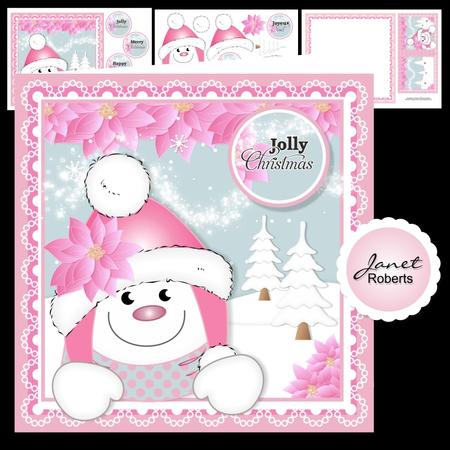 Jolly Snowman Christmas Topper Mini Kit