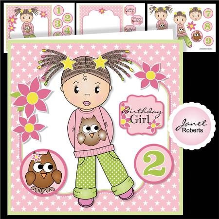 Jada with Owl Jumper Topper Mini Kit