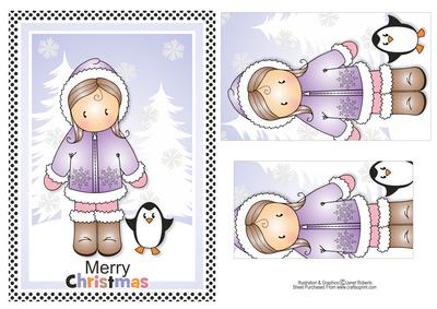 Chloe and Penguin Pyramid Topper