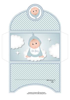 A Gift from Heaven Boy Baby Money Wallet