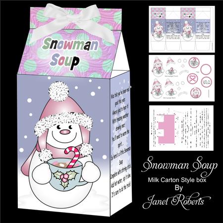 Snowman Soup Box Mini Kit