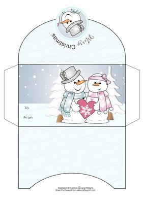 Chilly in Love Christmas Money Wallet