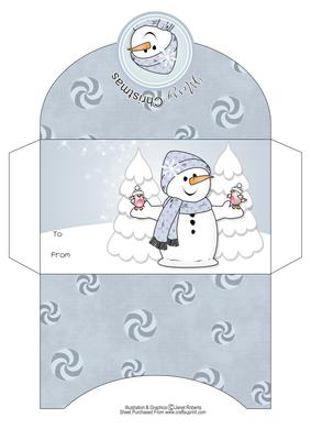 Chilly with Robins Christmas Money Wallet