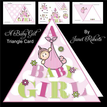 Baby Girl Triangle Card Mini Kit