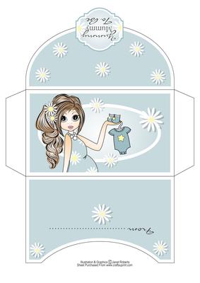Yummy Mummy Emma Blue Money Wallet