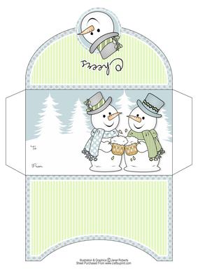 Cheers Chilly Christmas Money Wallet