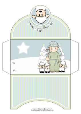 Nativity Andy Christmas Money Wallet