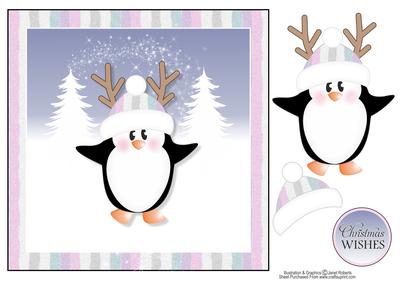 Reindeer Penguin Topper