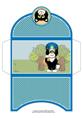 Postman Cat Money Wallet