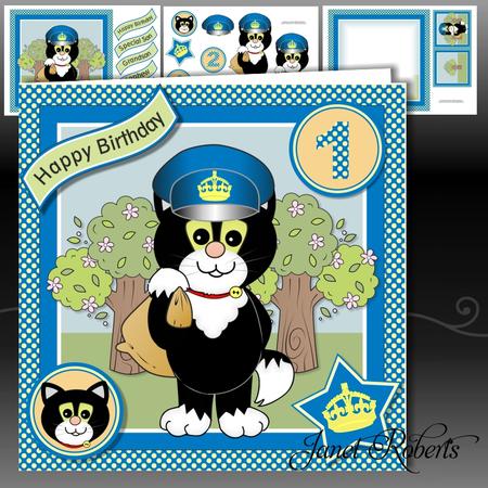 Postman Cat Topper Mini Kit