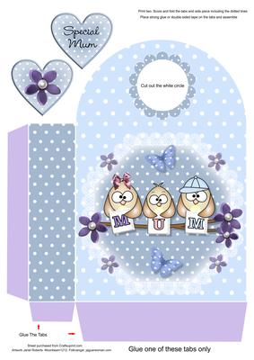 Mum Owls Large Gift Bag