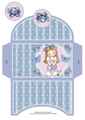 Chloe with Lambs Money Wallet