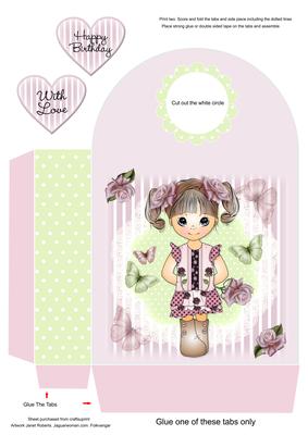 Grace with Rose Large Gift Bag