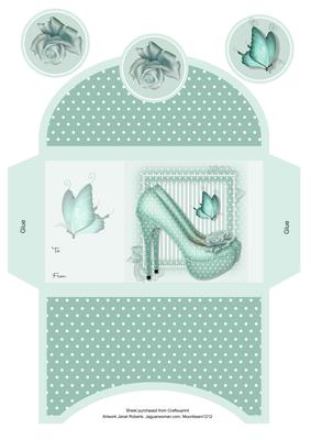 Green Shoes Money Wallet