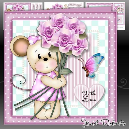 Maisy with Roses