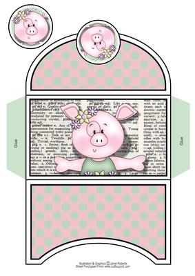 Ballerina Pig Dictionary Money Wallet