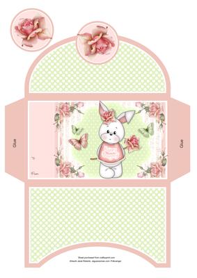 Happy Bunny Money Wallet