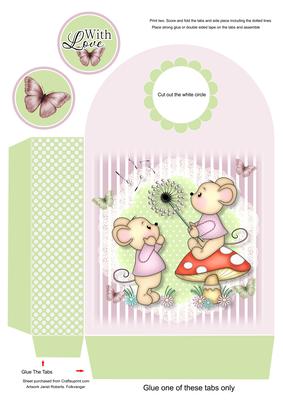 Dandelion Wishes Large Gift Bag