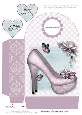 Misty Morning Shoes 2 Large Gift Bag