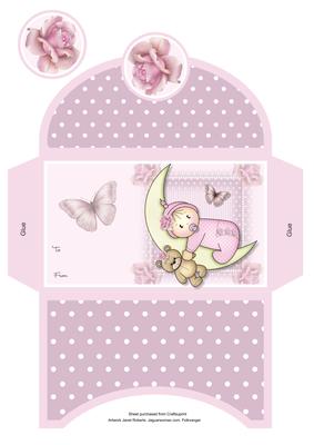 Moon Baby Girl Money Wallet