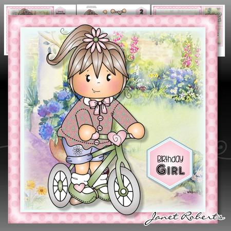 Jodie on Bike Mini Kit