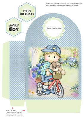 Josh on Bike Large Gift Bag