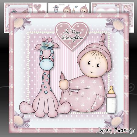 Giraffe Baby Girl Mini Kit
