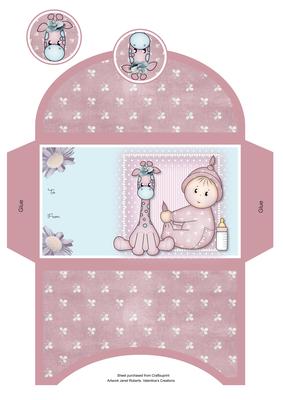 Giraffe Baby Girl Money Wallet