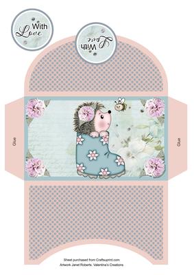 Hedgy with Bee Money Wallet