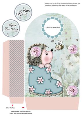 Hedgy with Bee Large Gift Bag