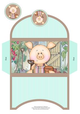 Piggin' Gardening Money Wallet