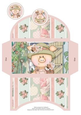 Lady Piggin' Gardening Money Wallet