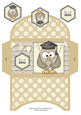 Graduation Owl Money Wallet