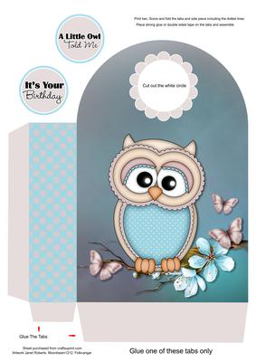 Ollie Owl Large Gift Bag