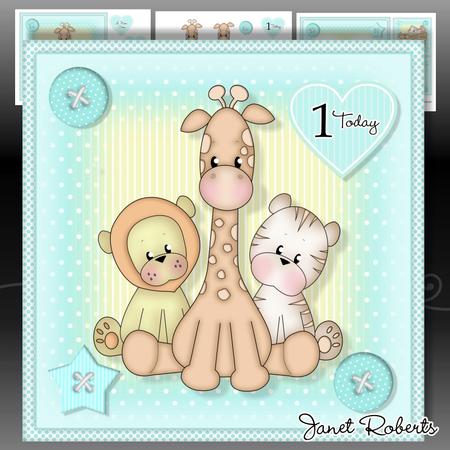 Baby Animals Mini Kit - 1st Birthday/new Baby