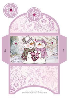 Snow in Love Christmas Money Wallet