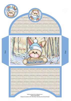 Bunny's 1st Christmas Money Wallet