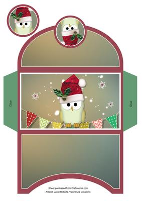 Owl I Want for Christmas Money Wallet