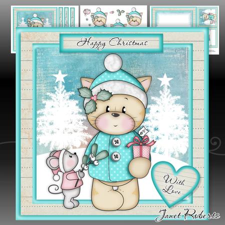 Christmas Kitty & Friend Mini Kit