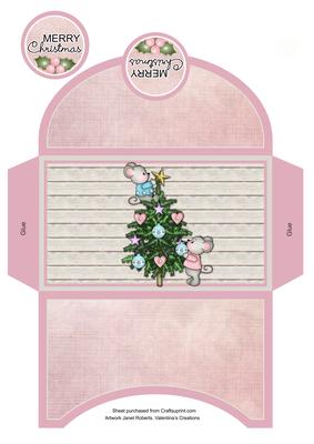 Tree Trimming Mice Money Wallet