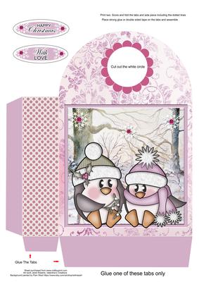 Mistletoe Kisses 2 Large Gift Bag