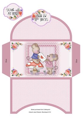 Valentine Mice Money Wallet