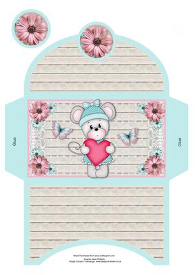 Maisy with Heart Money Wallet