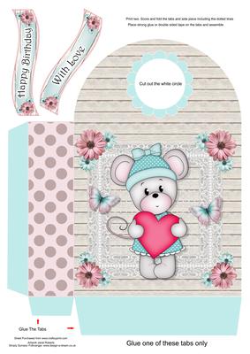 Maisy with Heart Large Gift Bag