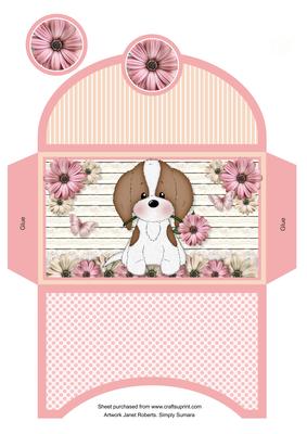 Charlie with Flower Money Wallet