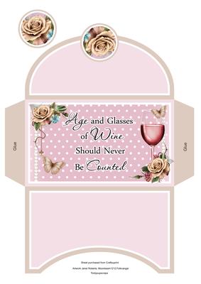 Age and Glasses of Wine Money Wallet