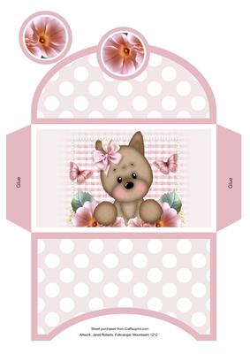 Millie with Flowers Money Wallet
